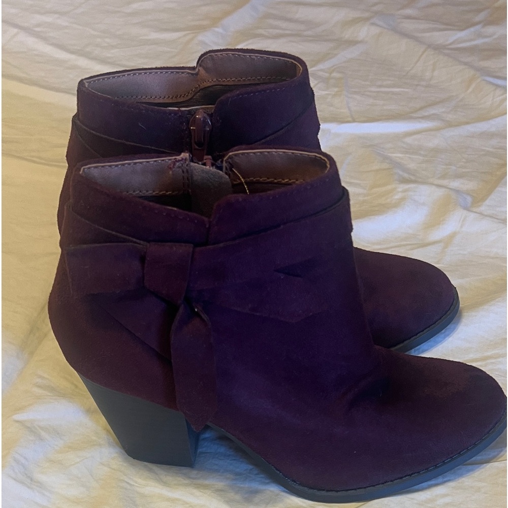 Burgundy Bootie